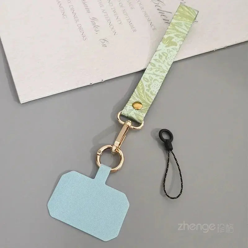 Cordon Téléphone Bandoulière Florale - Voyage Serein