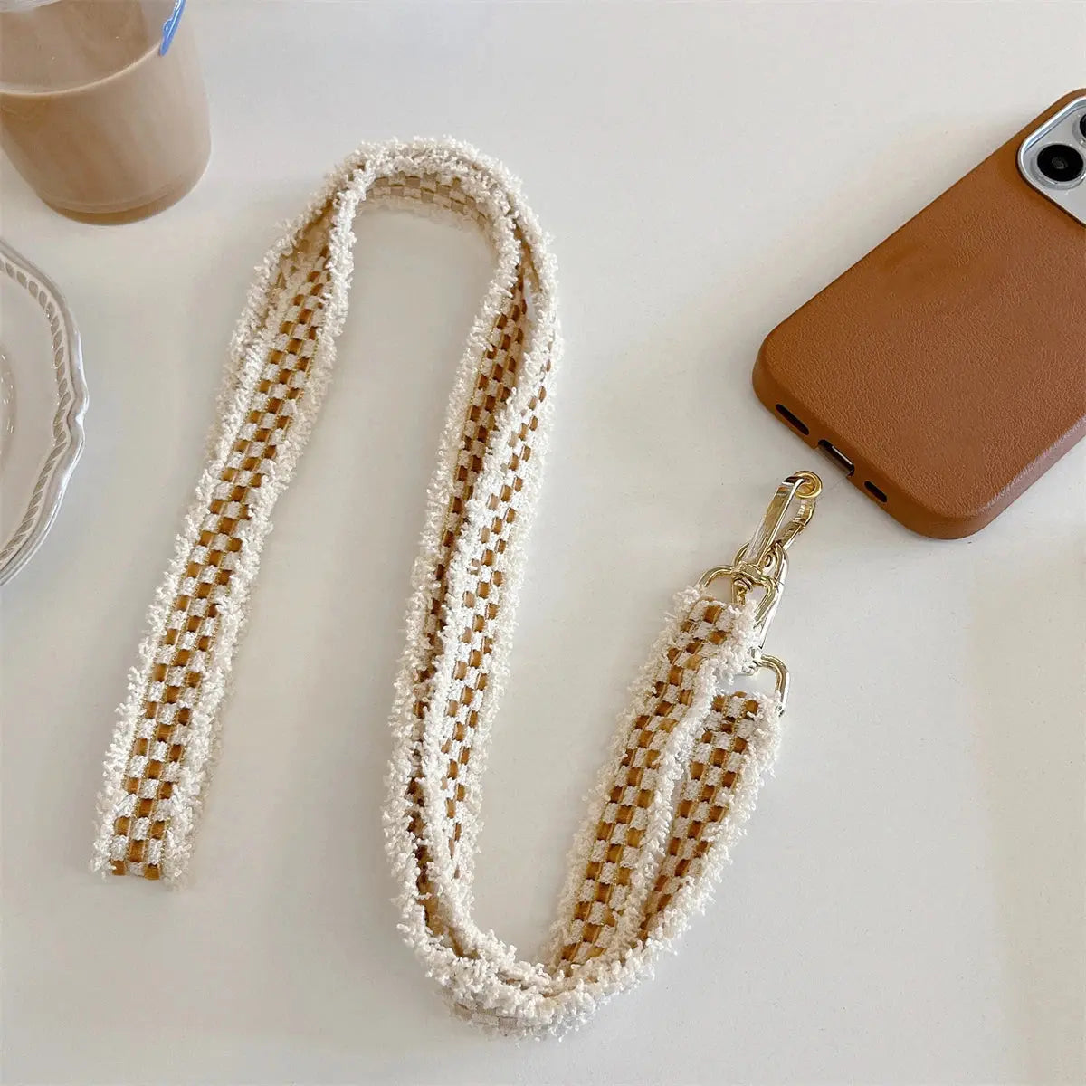Cordon Téléphone Bandoulière Look Hivernal - Voyage Serein