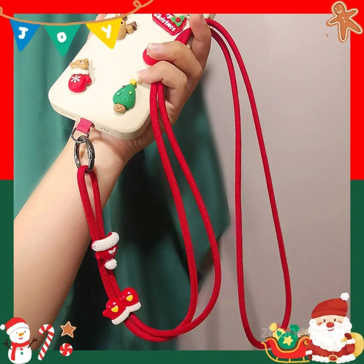 Cordon Téléphone Bandoulière Noel - Voyage Serein