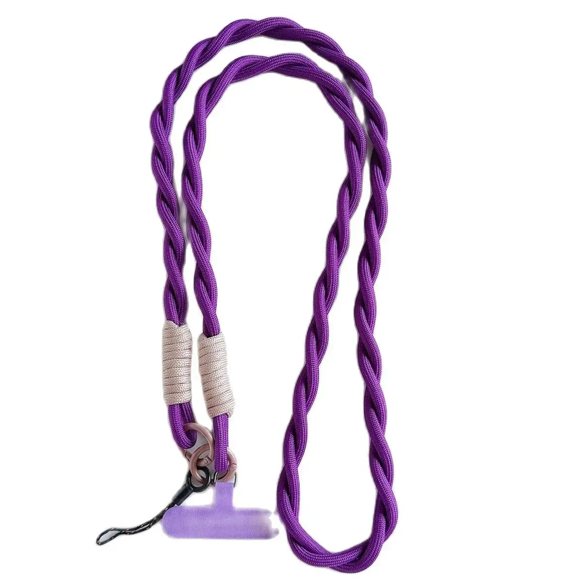 Cordon Téléphone Bandoulière Nylon Torsadée - Voyage Serein