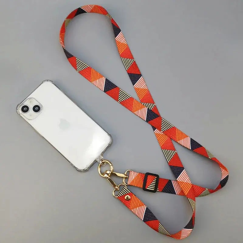 Cordon Téléphone Bandoulière Rétro - Voyage Serein