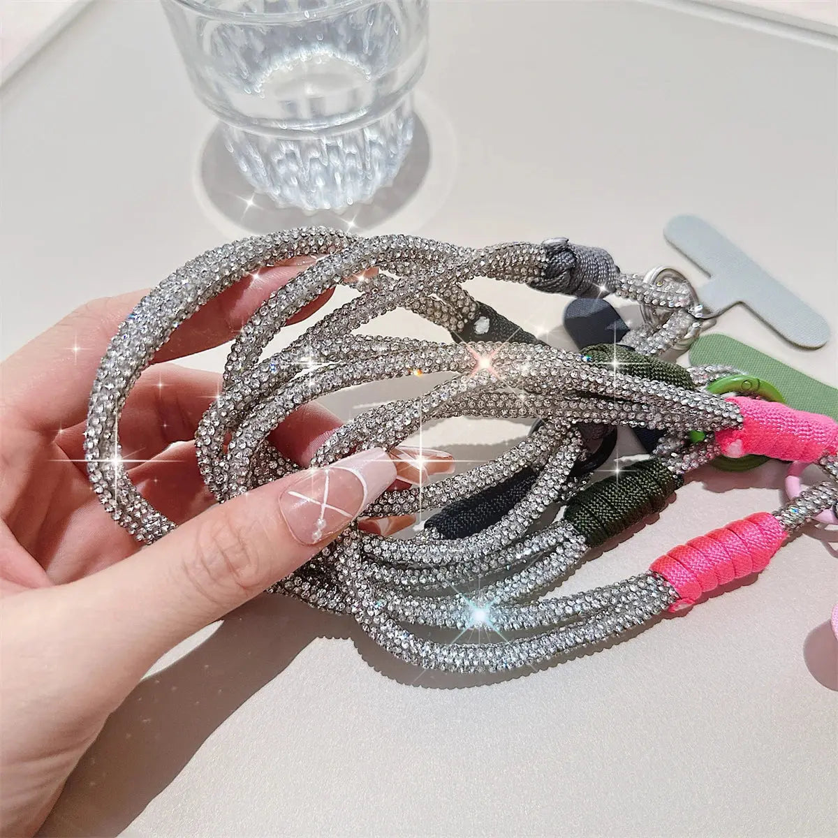 Cordon Téléphone Bandoulière Strass - Voyage Serein