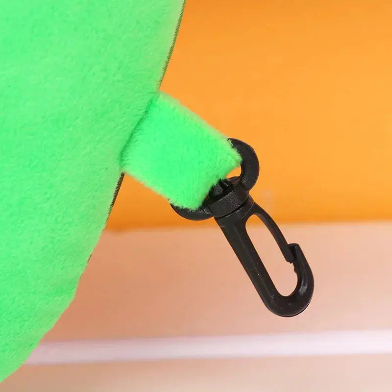 Coussin de voyage orange verte - Voyage Serein