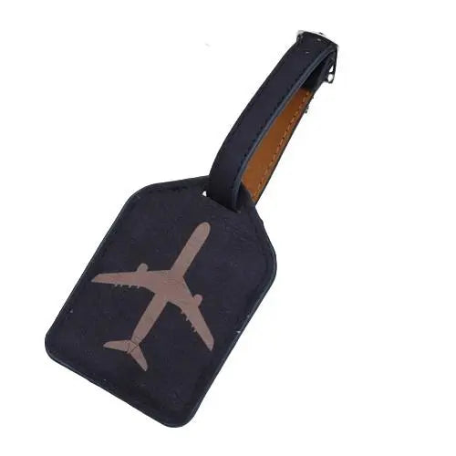 Etiquette bagage Avion Vintage - Voyage Serein
