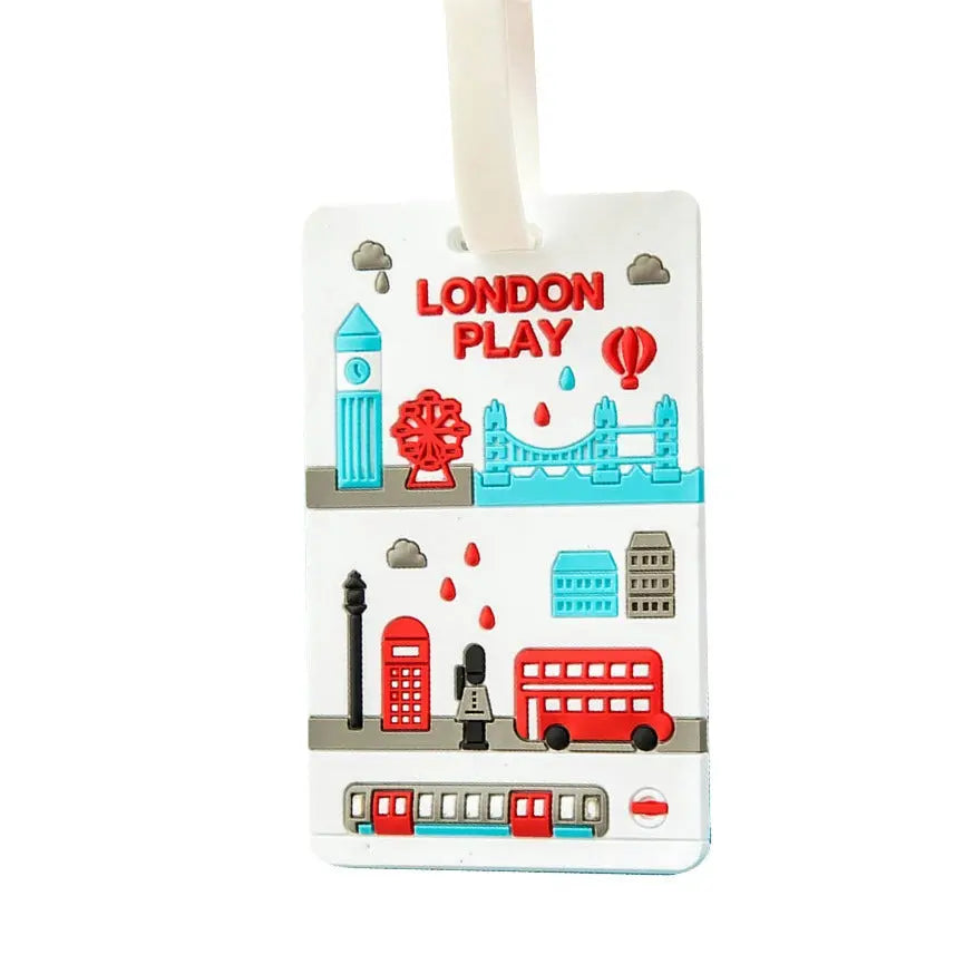 Etiquette bagage London Play - Voyage Serein