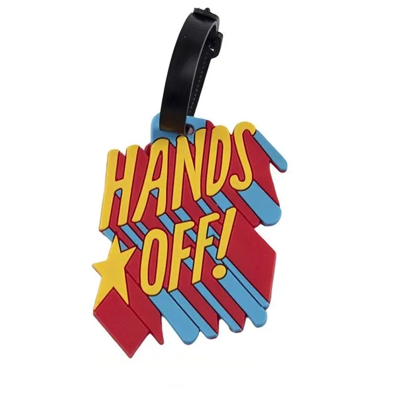 etiquette valise hands off