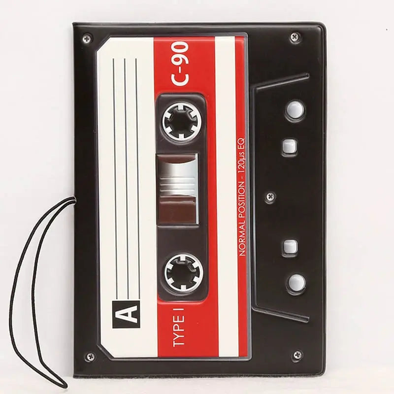 Etui Passeport Look Cassette Retro - Voyage Serein