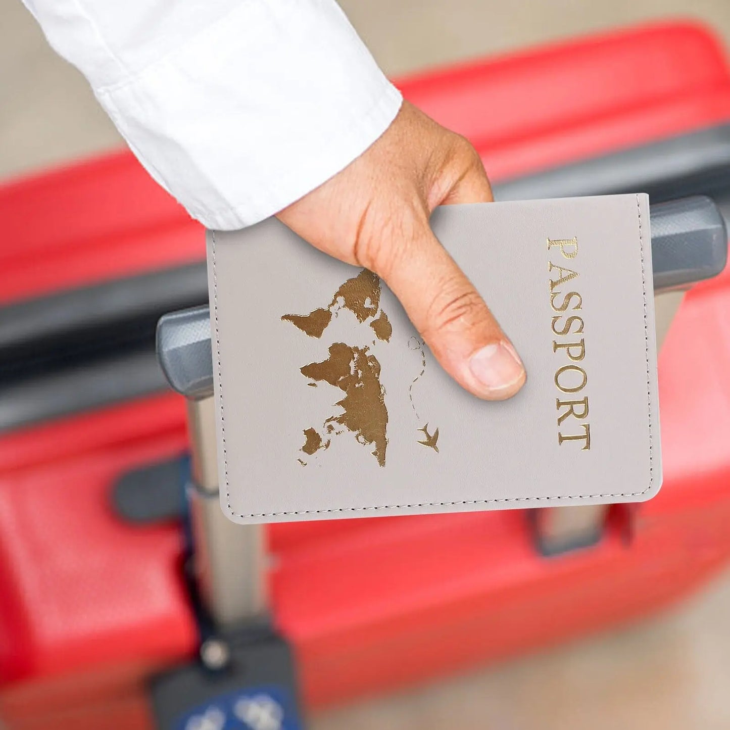 Etui Passeport World Trip à Personnaliser - Voyage Serein