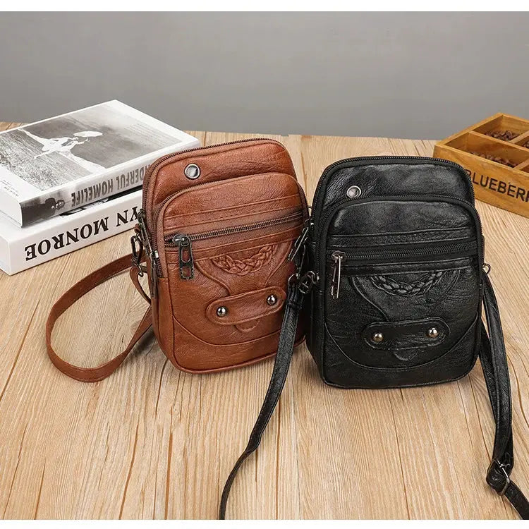 Mini Sac à Bandoulière pour Téléphone Femme Vintage - Voyage Serein