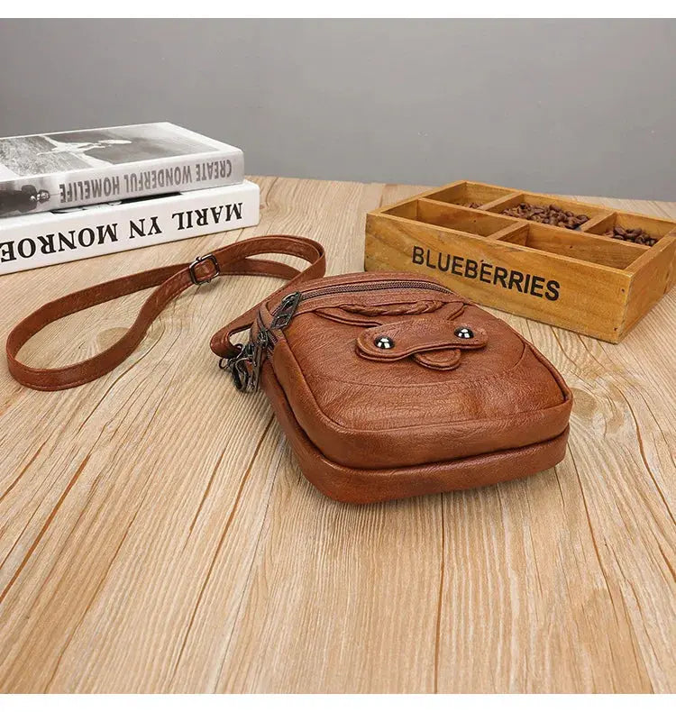 Mini Sac à Bandoulière pour Téléphone Femme Vintage - Voyage Serein
