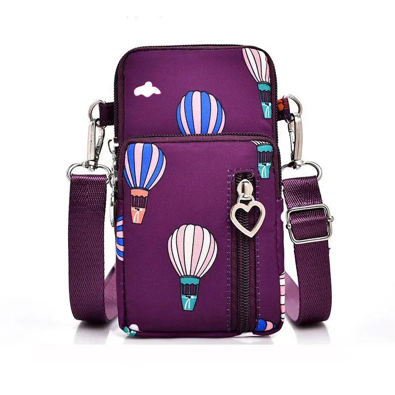 Mini Sac à Bandoulière pour Téléphone Montgolfier - Voyage Serein