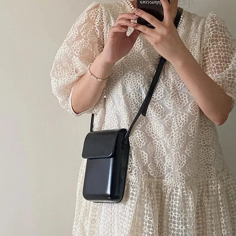 Mini Sac à Bandoulière pour Téléphone Sobre - Voyage Serein
