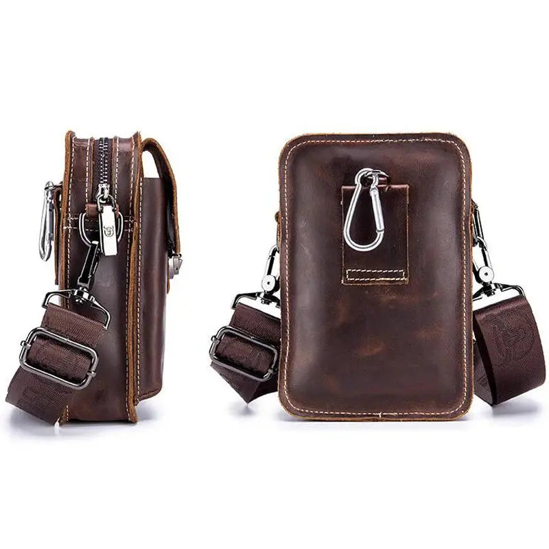 Mini Sac à Bandoulière pour Téléphone et Cartes Rétro - Voyage Serein