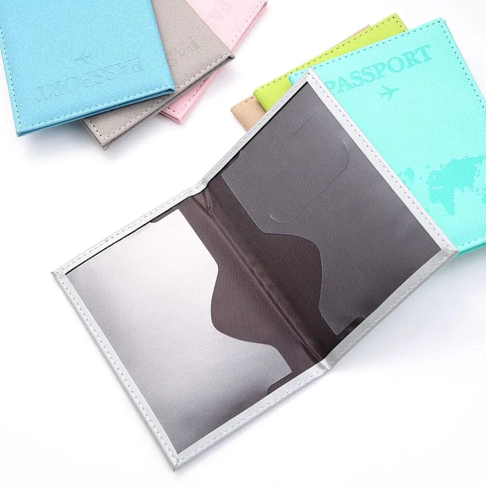 Porte Passeport Carte du monde Elegante - Voyage Serein