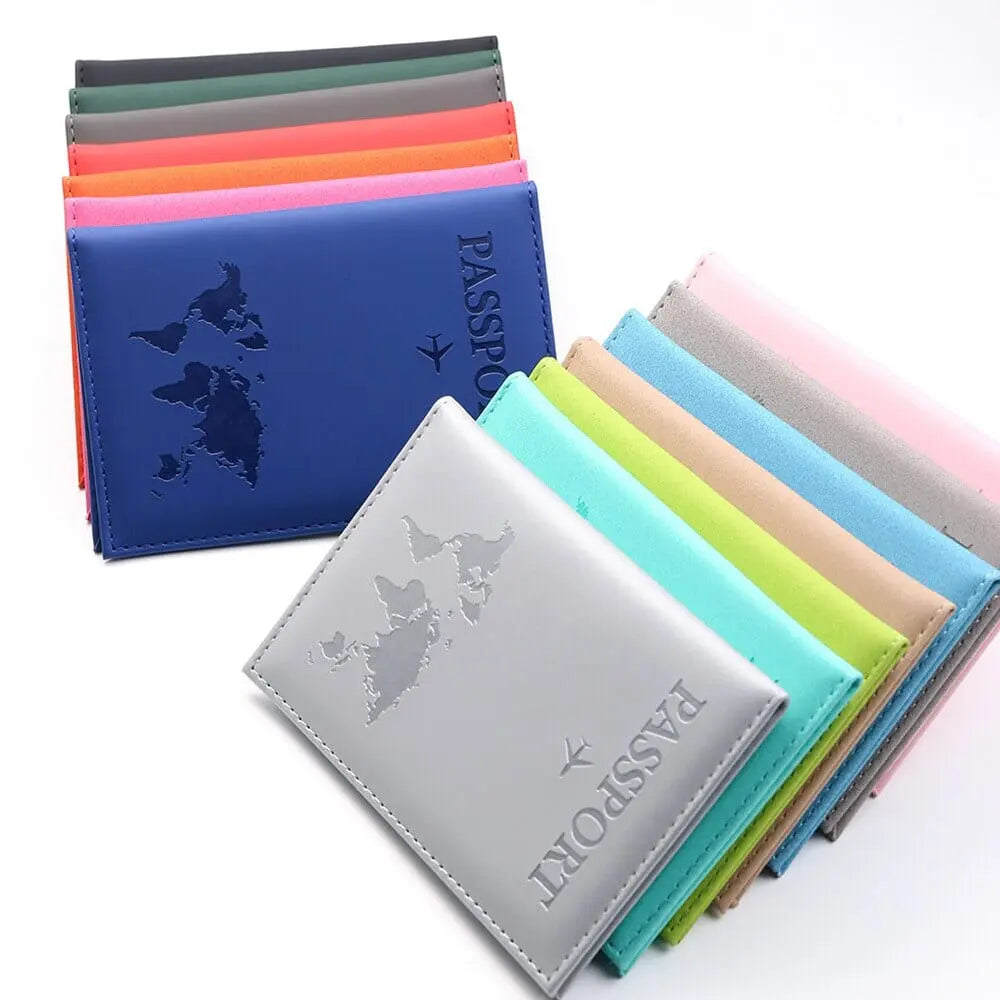 Porte Passeport Carte du monde Elegante - Voyage Serein