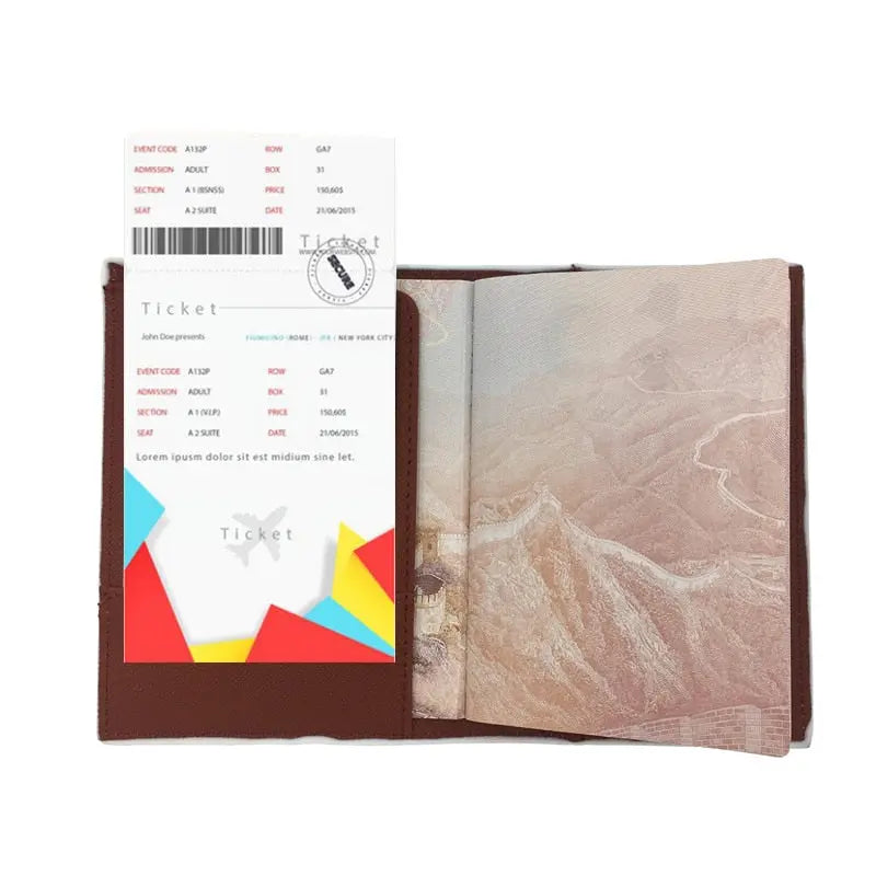 Porte Passeport Globe-Trotter - Voyage Serein