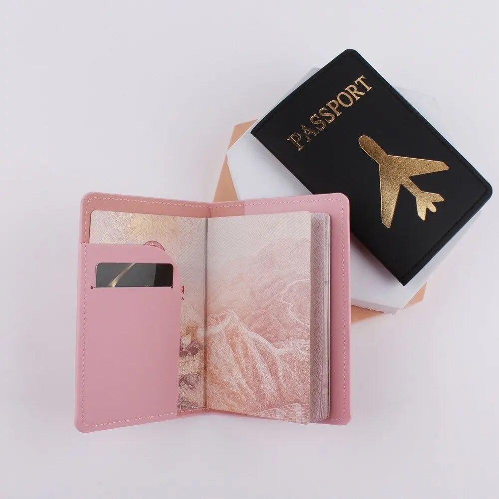 Porte Passeport Gros Avion - Voyage Serein