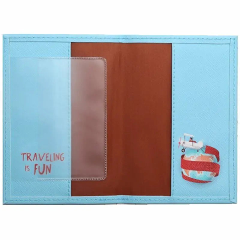 Porte Passeport Look Traveling Is Fun - Voyage Serein