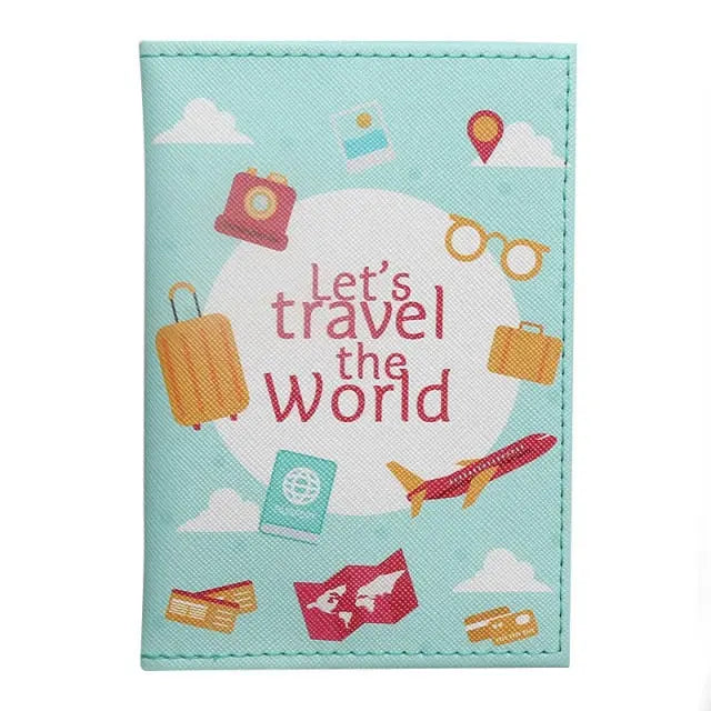 Protege Passeport Look Let's Travel the World - Voyage Serein