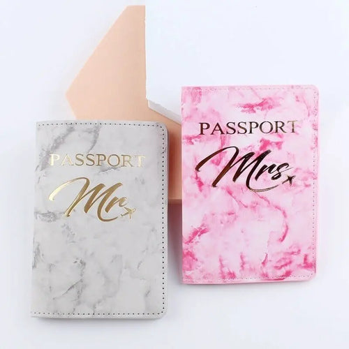 Protege Passeport Mr And Mrs Marbre - Voyage Serein