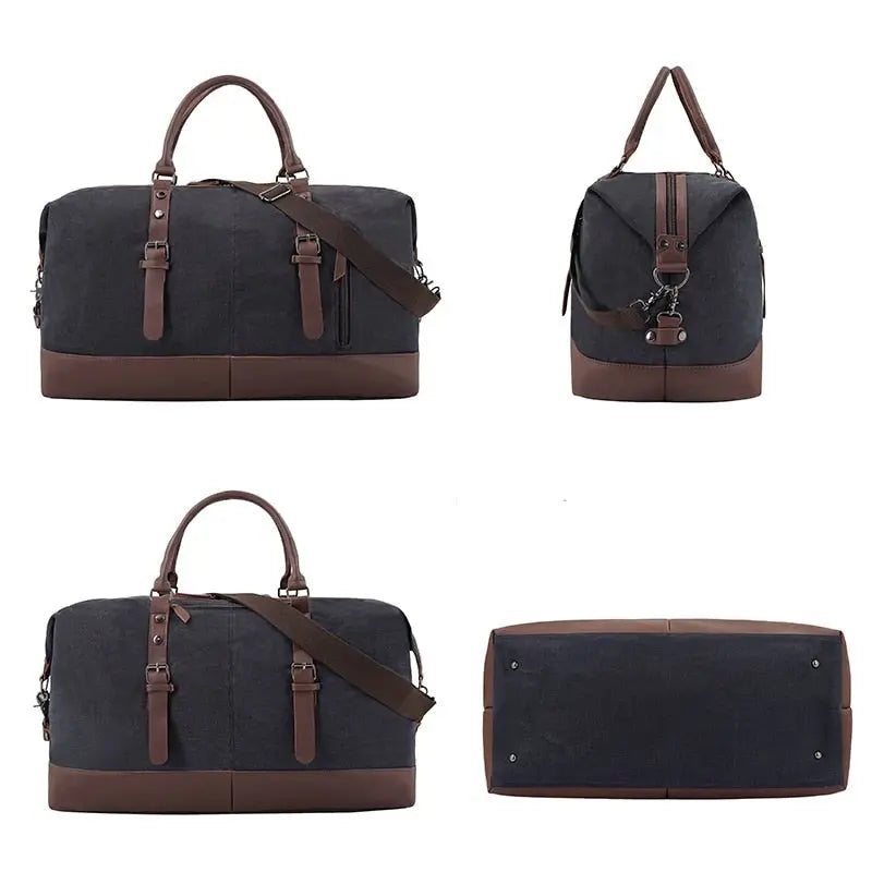 Sac de Voyage Élégant et Vintage - Voyage Serein