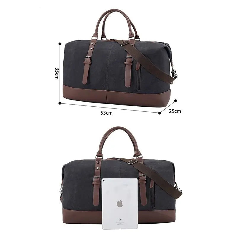 Sac de Voyage Élégant et Vintage - Voyage Serein