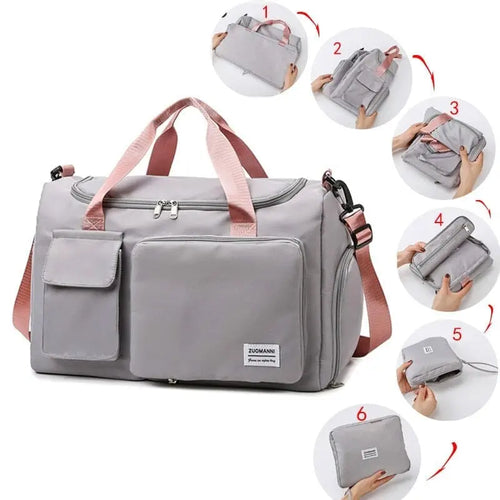 Sac de Voyage Femme Pliable en Pochette - Voyage Serein
