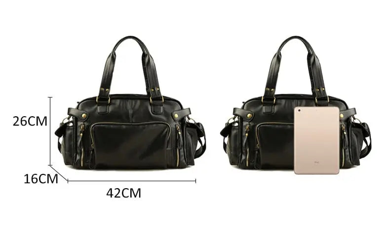 Sac de Voyage Homme Luxe Rétro - Voyage Serein