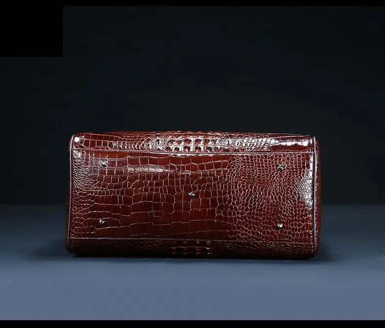 Sac de Voyage Homme en cuir de Crocodile - Voyage Serein