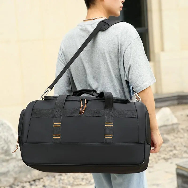 Sac de Voyage Urbain Tissu avec Poche Chaussures - Voyage Serein