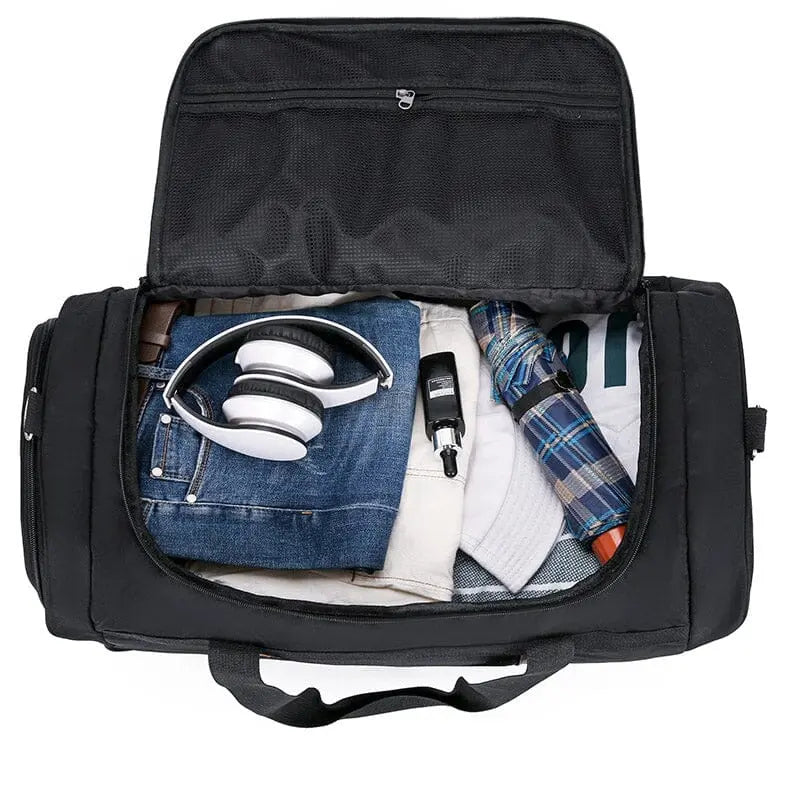 Sac de Voyage Urbain Tissu avec Poche Chaussures - Voyage Serein
