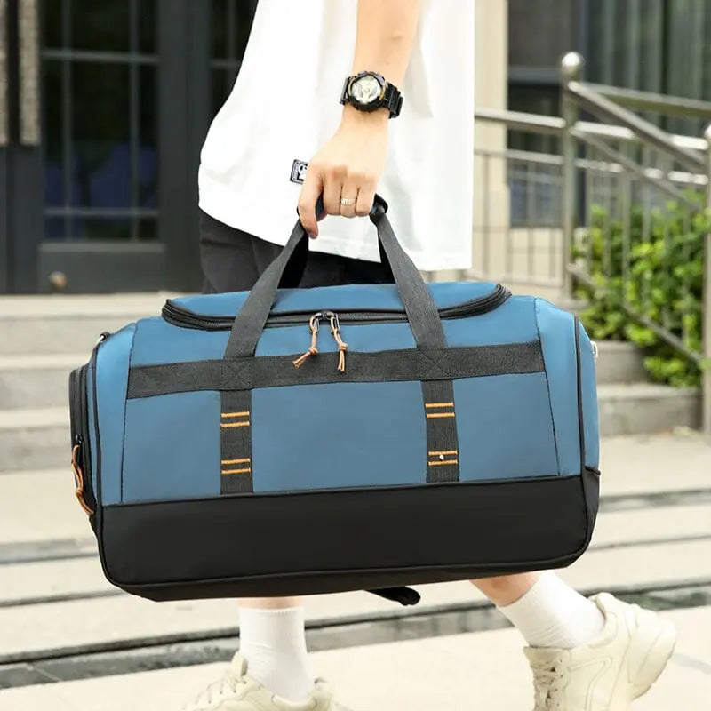 Sac de Voyage Urbain Tissu avec Poche Chaussures - Voyage Serein