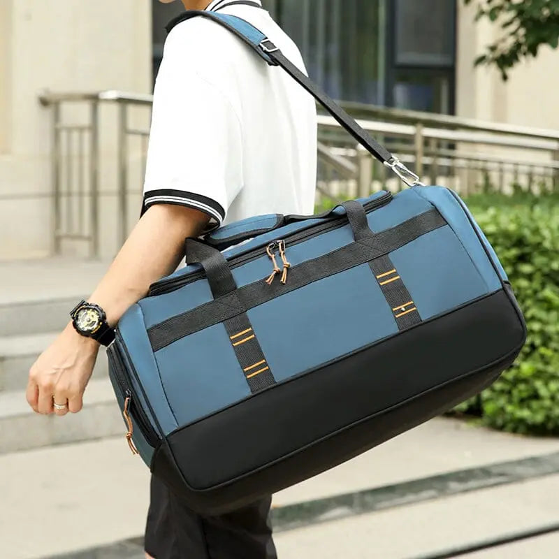 Sac de Voyage Urbain Tissu avec Poche Chaussures - Voyage Serein
