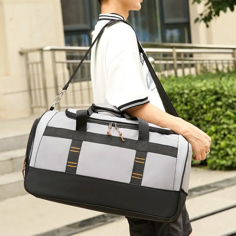 Sac de Voyage Urbain Tissu avec Poche Chaussures - Voyage Serein