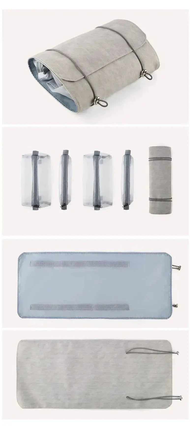 Trousse Toilette Femme Prénom Personnalisé Pliable - Voyage Serein