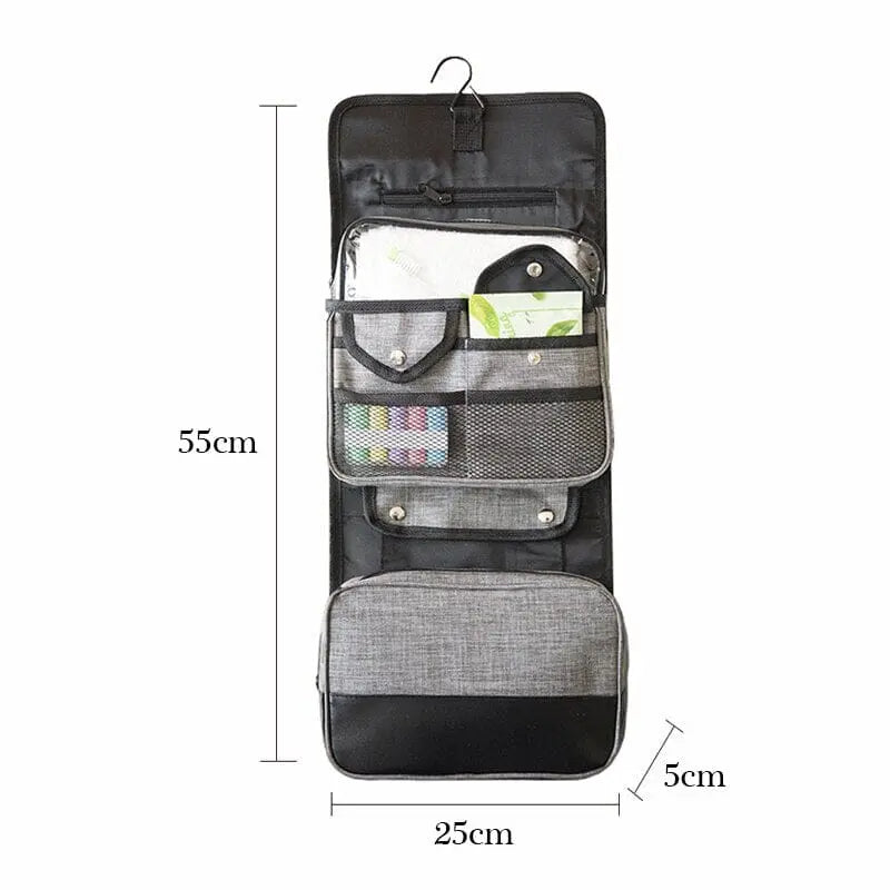 Trousse Toilette Homme À Suspendre & Dépliante - Voyage Serein