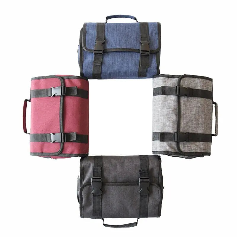 Trousse Toilette Homme À Suspendre & Dépliante - Voyage Serein