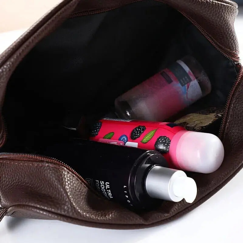Trousse Toilette Homme Initiales Personnelles - Voyage Serein