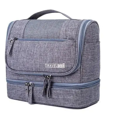 Trousse Toilette Homme Look Travel Bag Gris - Voyage Serein