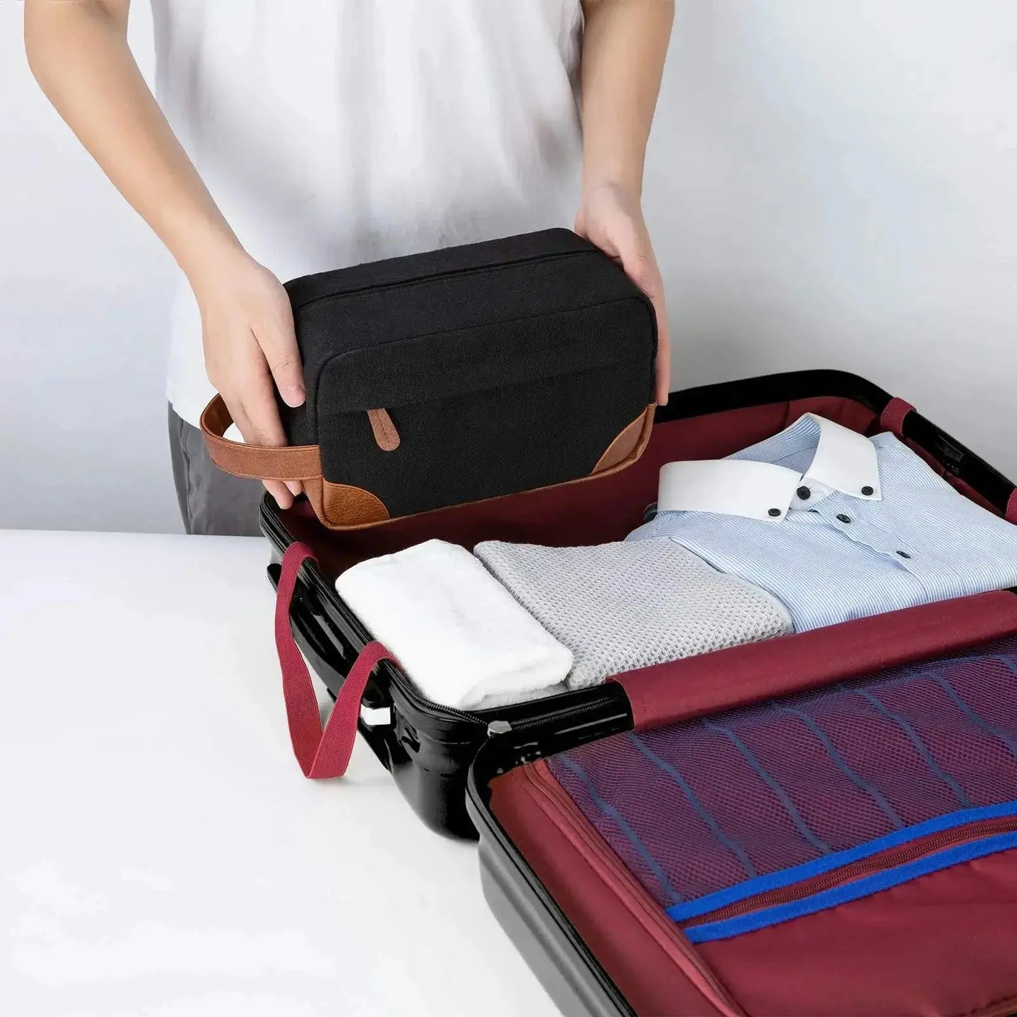Trousse Toilette Homme Rétro - Voyage Serein