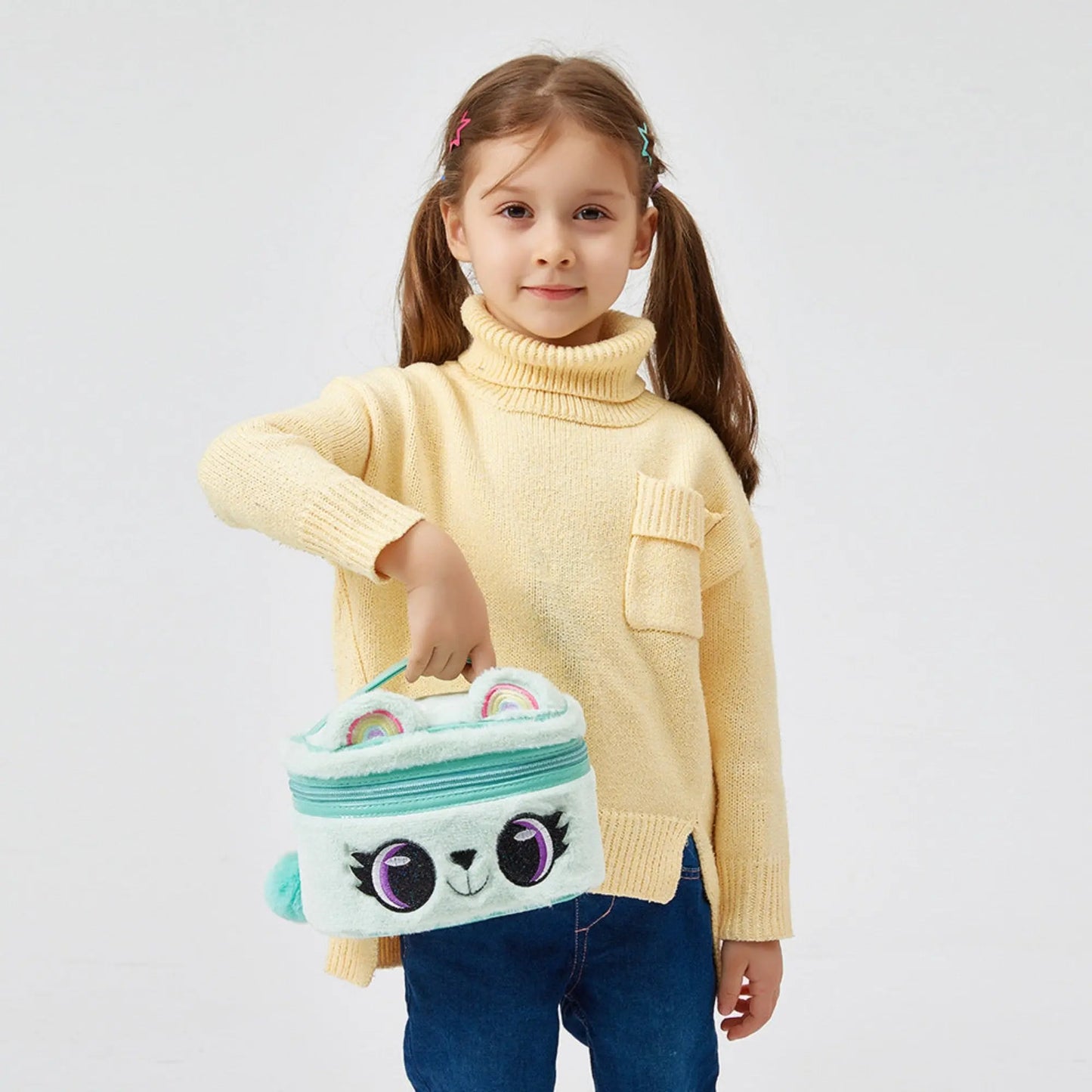 Trousse de Toilette Bebe Drole de Chat - Voyage Serein