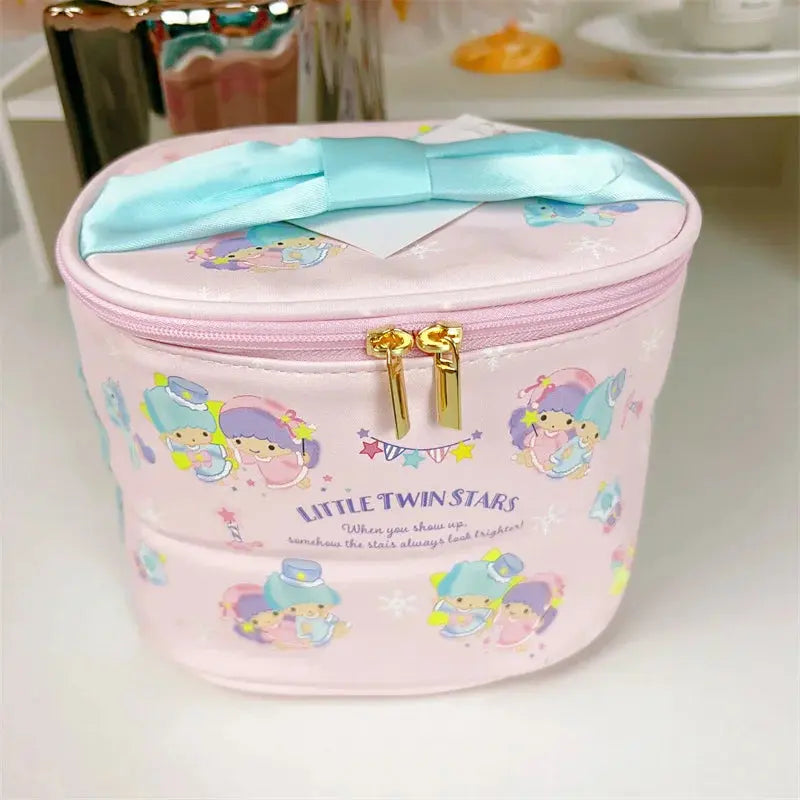 Trousse de Toilette Bebe Grand Format Nœud de Couleur - Voyage Serein