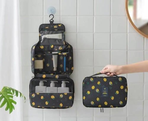 Trousse de Toilette à Suspendre Citron - Voyage Serein