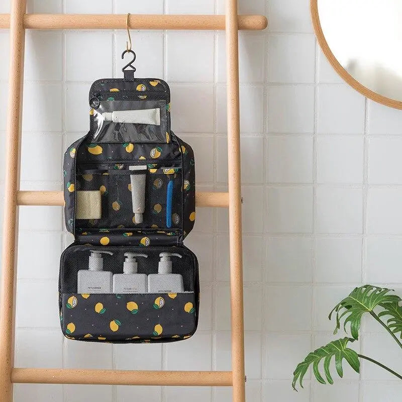 Trousse de Toilette à Suspendre Citron - Voyage Serein