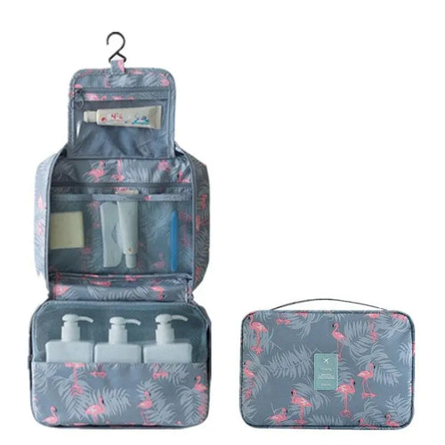 Trousse de Toilette à Suspendre Flamant Rose - Voyage Serein