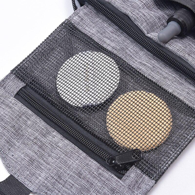 Trousse de Toilette à Suspendre Look TravelBasics Grise - Voyage Serein