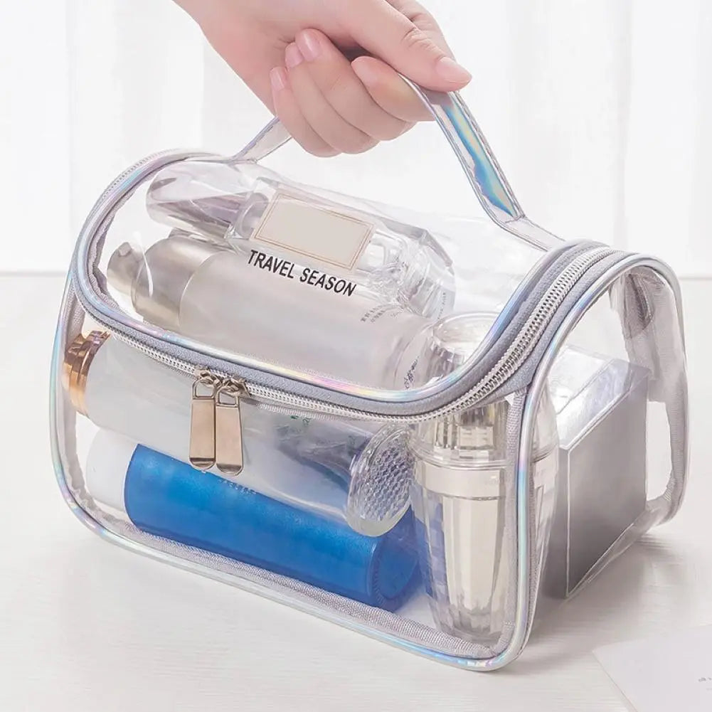 Trousse toilette femme Travel Season Transparente - Voyage Serein