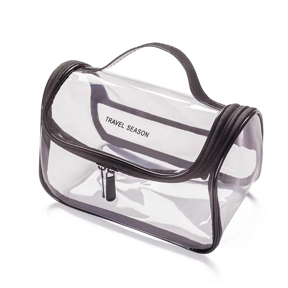 Trousse toilette femme Travel Season Transparente - Voyage Serein