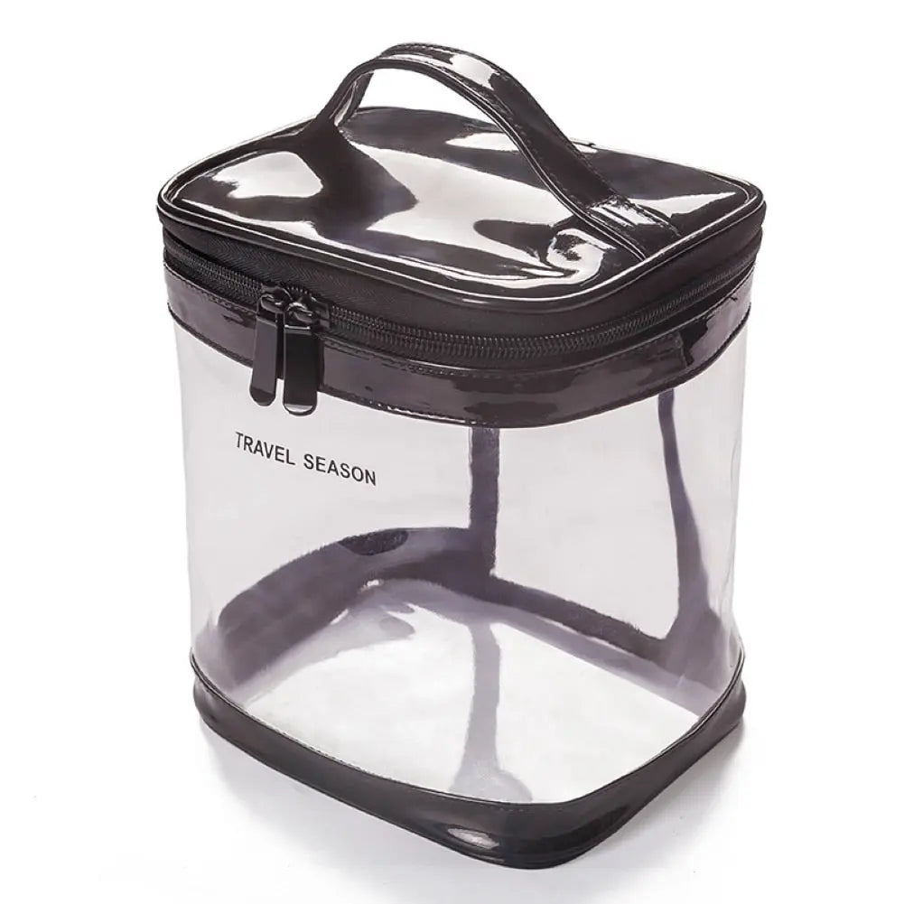 trousse de toilette de voyage transparente travel season