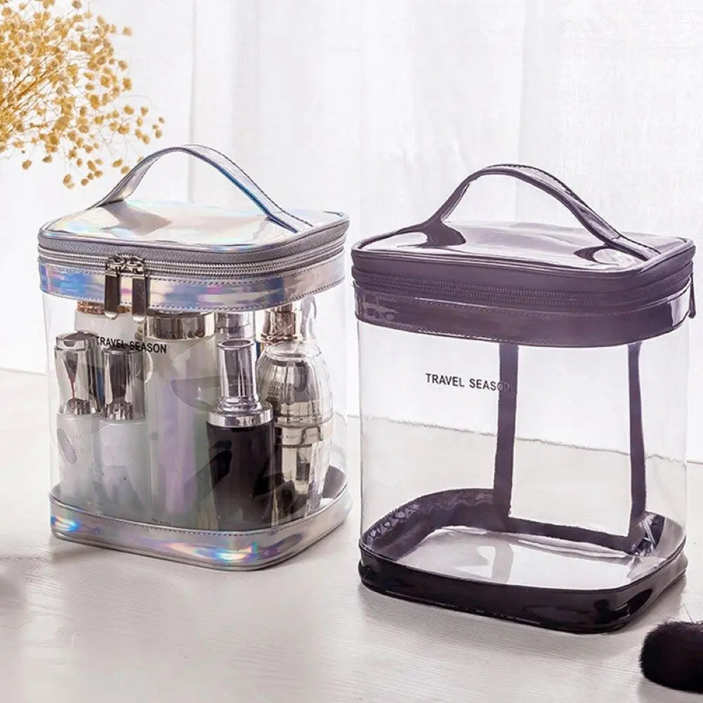 Trousse toilette femme Travel Season Transparente - Voyage Serein